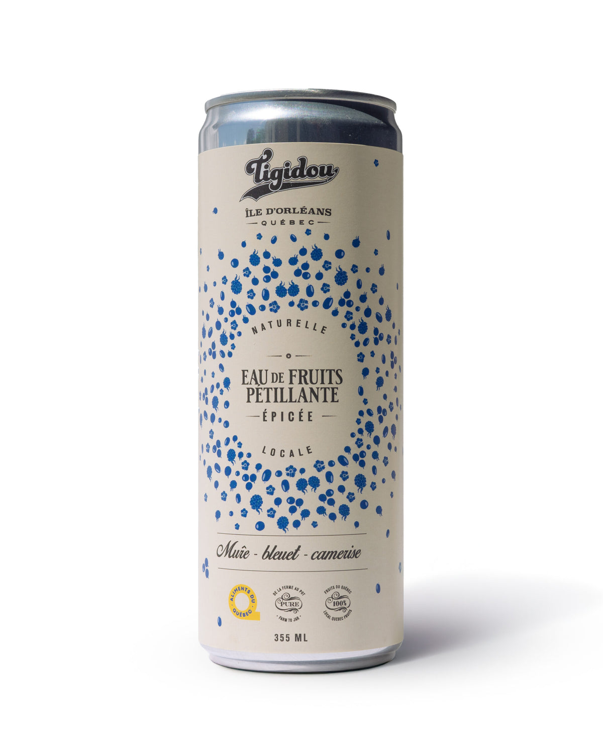 4 Pack - Eaux de fruits pétillantes épicées