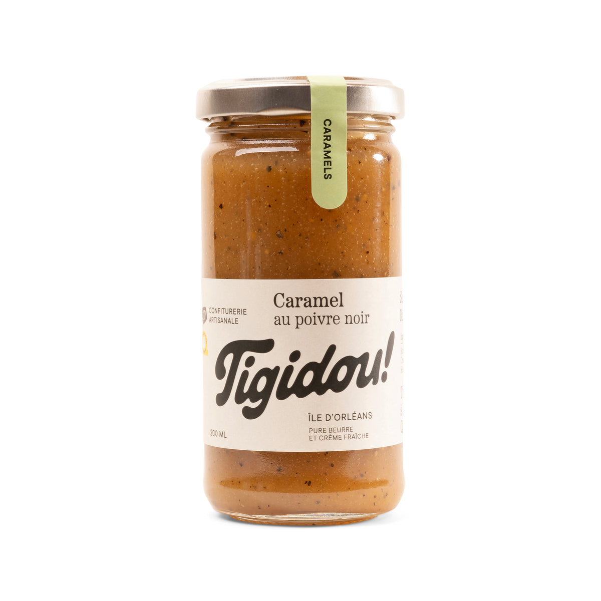 Caramel au poivre noir