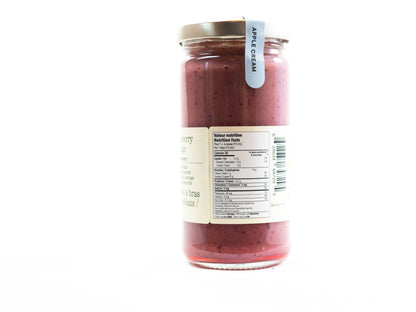 Crème de pomme bleuet