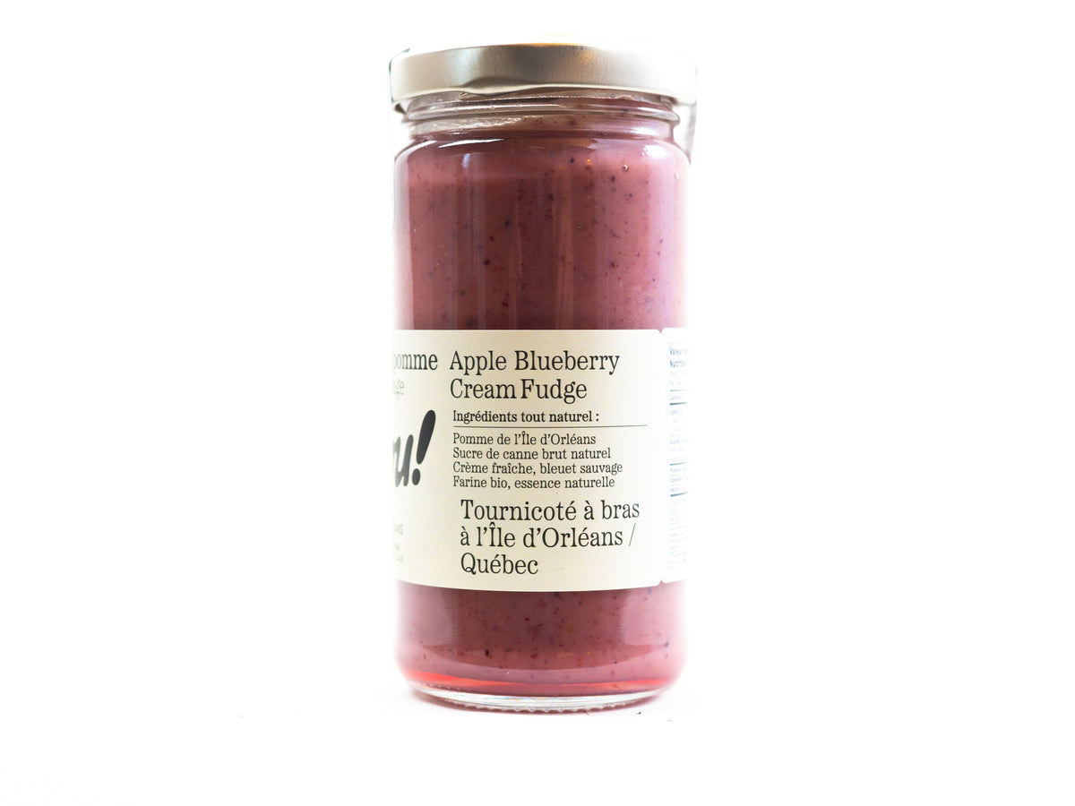 Crème de pomme bleuet