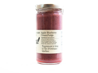 Crème de pomme bleuet